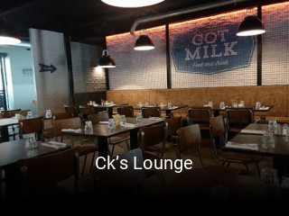Réserver une table chez Ck’s Lounge maintenant