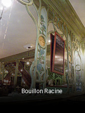 Bouillon Racine réservation