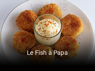 Le Fish à Papa réservation de table