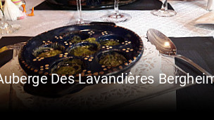 Auberge Des Lavandières Bergheim réservation de table