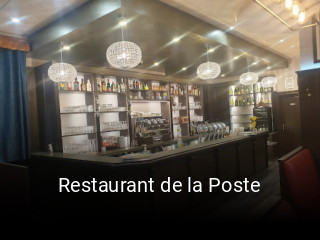 Restaurant de la Poste réservation