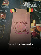 Bistrot La Jeanneke réservation de table