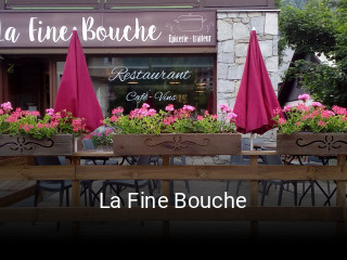 La Fine Bouche réservation en ligne