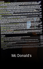 Mc Donald's réservation en ligne