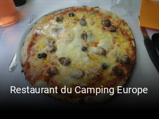 Restaurant du Camping Europe réservation