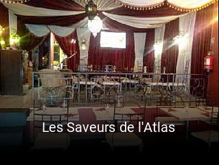 Les Saveurs de l'Atlas réservation de table