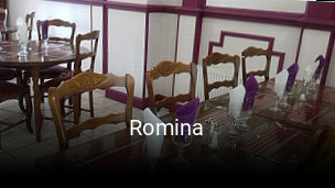 Romina réservation de table