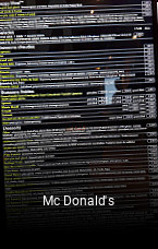 Mc Donald's réservation en ligne