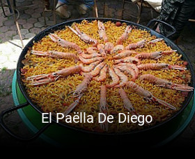 Réserver une table chez El Paëlla De Diego maintenant