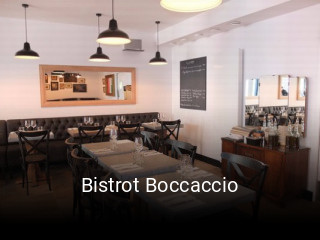 Bistrot Boccaccio réservation en ligne