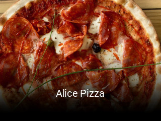 Réserver une table chez Alice Pizza maintenant