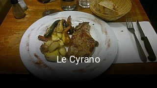 Le Cyrano réservation de table