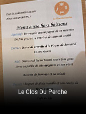 Le Clos Du Perche réservation de table