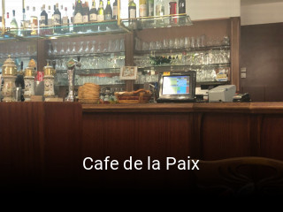 Cafe de la Paix réservation