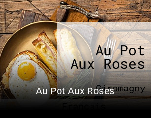 Au Pot Aux Roses réservation en ligne