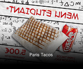 Réserver une table chez Paris Tacos maintenant