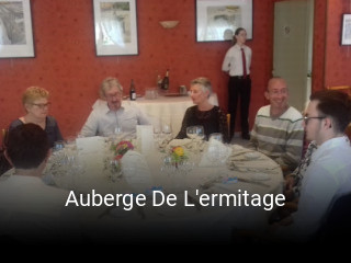 Auberge De L'ermitage réservation de table