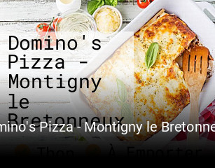 Réserver une table chez Domino's Pizza - Montigny le Bretonneux maintenant