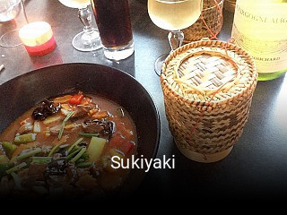 Sukiyaki réservation de table