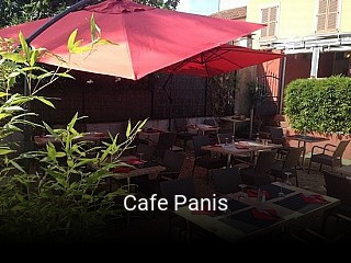 Cafe Panis réservation de table