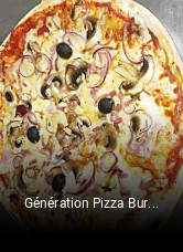 Réserver une table chez Génération Pizza Burger maintenant