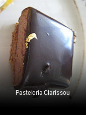 Pasteleria Clarissou réservation de table