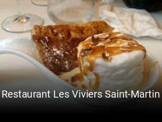 Réserver une table chez Restaurant Les Viviers Saint-Martin maintenant