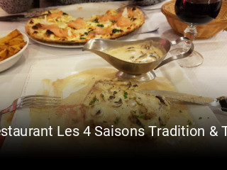 Restaurant Les 4 Saisons Tradition & Terroir réservation de table