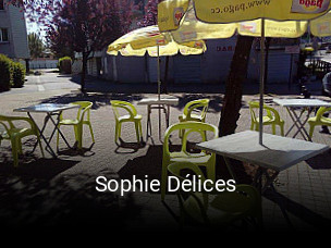 Sophie Délices réservation de table