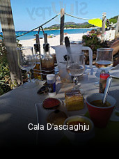 Réserver une table chez Cala D'asciaghju maintenant