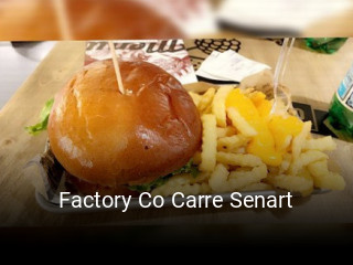 Factory Co Carre Senart réservation de table