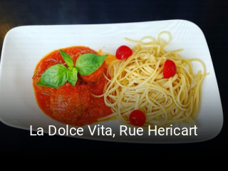 La Dolce Vita, Rue Hericart réservation de table
