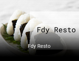 Fdy Resto réservation