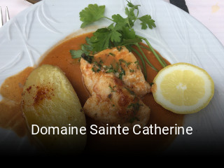 Domaine Sainte Catherine réservation de table