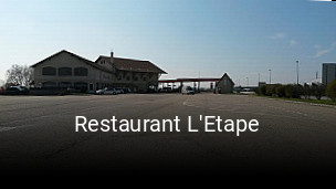 Restaurant L'Etape réservation