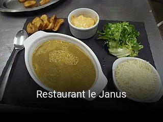 Restaurant le Janus réservation en ligne