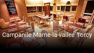 Campanile Marne-la-vallee Torcy réservation de table