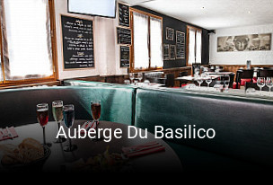 Auberge Du Basilico réservation de table