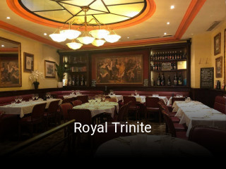 Royal Trinite réservation de table