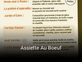 Assiette Au Boeuf réservation
