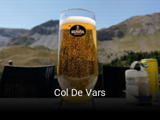 Col De Vars réservation de table