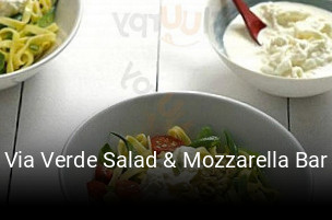 Via Verde Salad & Mozzarella Bar réservation
