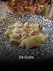Da Giulia réservation de table