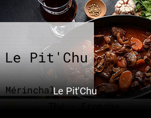 Le Pit'Chu réservation de table