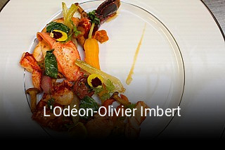 L'Odéon-Olivier Imbert réservation de table