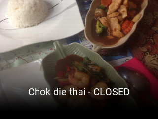 Chok die thai - CLOSED réservation