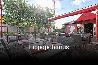 Hippopotamus réservation de table