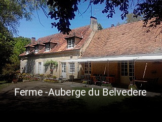Ferme -Auberge du Belvedere réservation de table