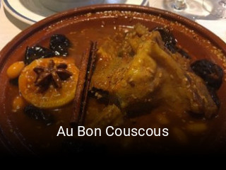 Au Bon Couscous réservation de table