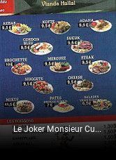 Le Joker Monsieur Cuma Baltaci réservation de table